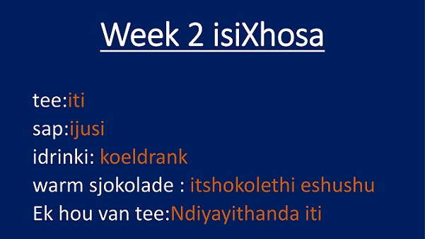 isiXhosa 2020: Week 2
