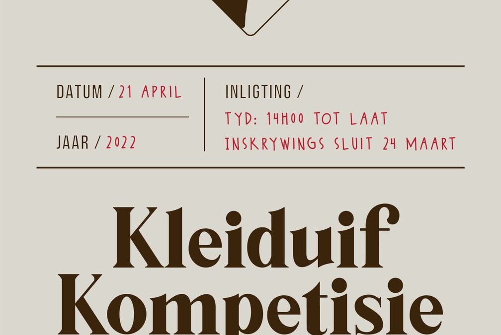 KLEIDUIF KOMPETISIE