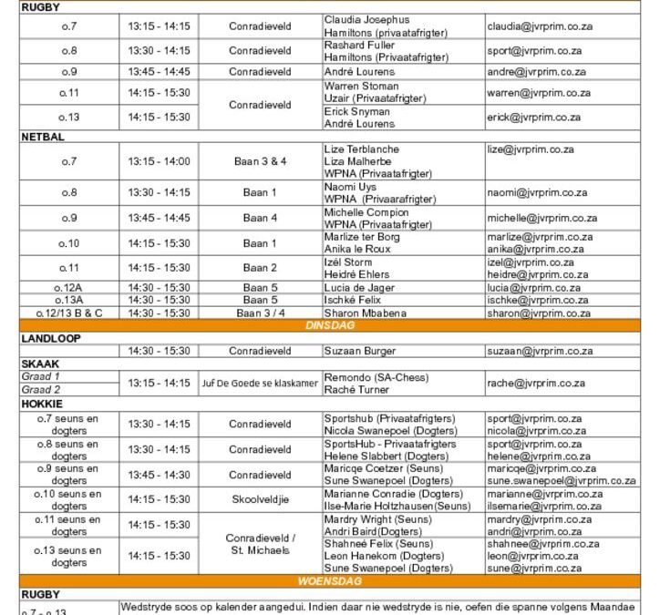 Wintersportprogram begin 4 Maart
