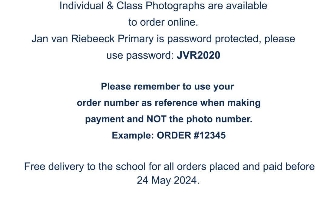 Fotobestellings: Klas- en individuele foto’s 2024