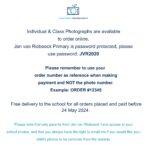 Fotobestellings: Klas- en individuele foto's 2024