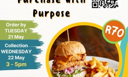 PURCHASE WITH PURPOSE: CHICKEN BURGER & CHIPS R70
