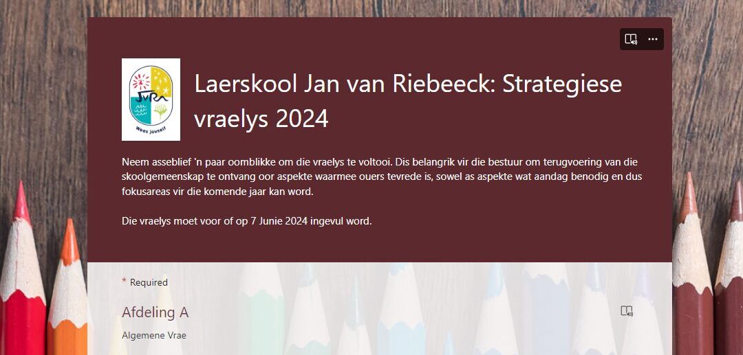 Strategiese Vraelys 2024