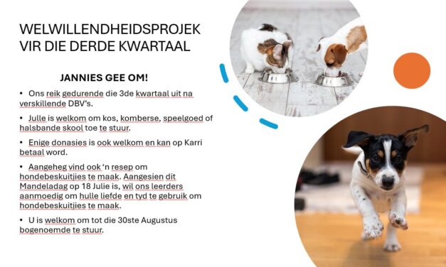 Welwillendheidsprojek Kwartaal 3 2024: DBV’s
