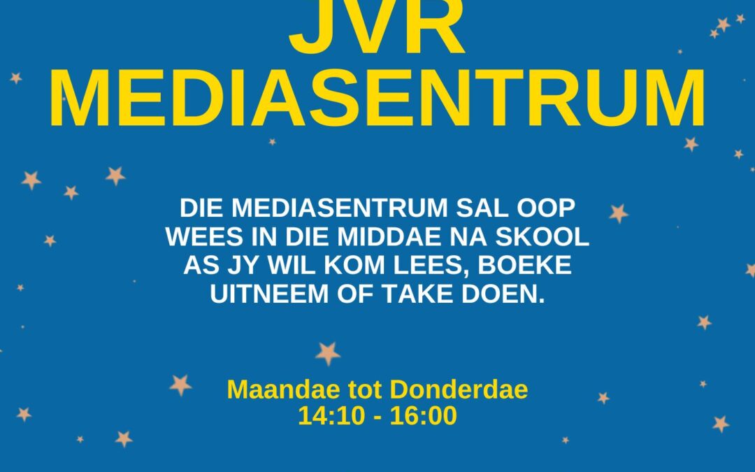 Mediasentrum en biblioteek: Middae beskikbaar