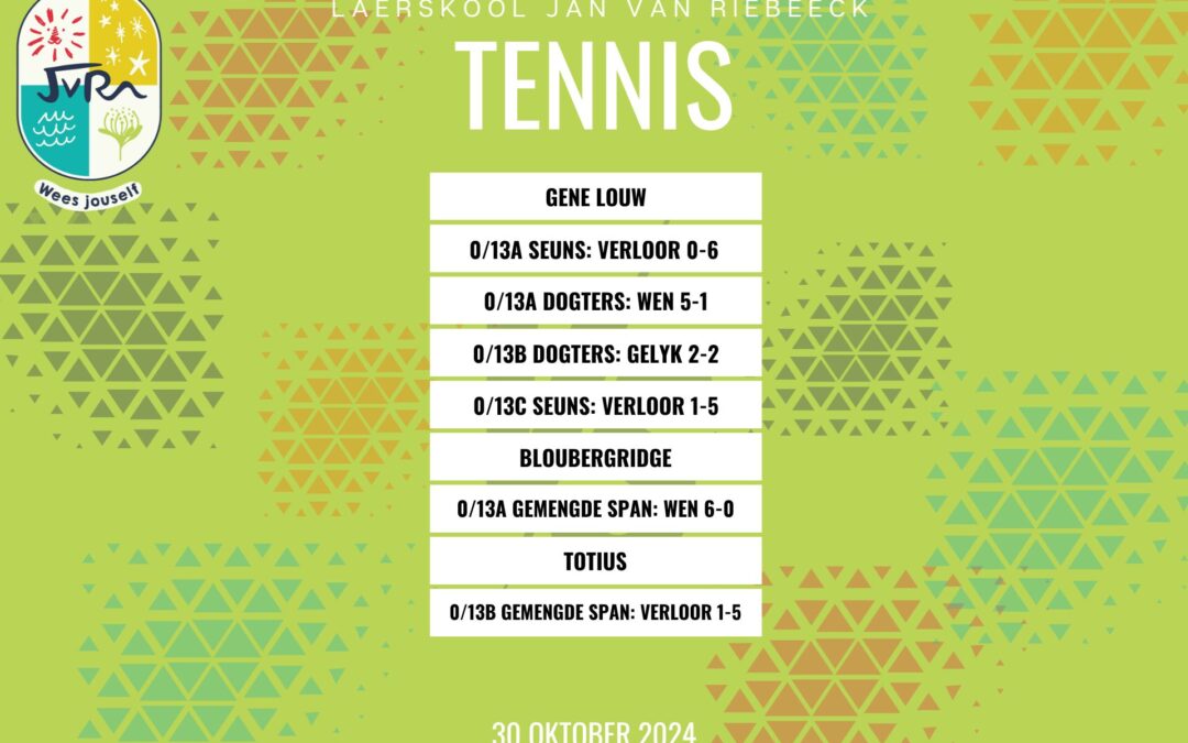 Tennis: 30 Oktober 2024
