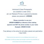 Individuele- en klasfoto’s: Bestellings oop