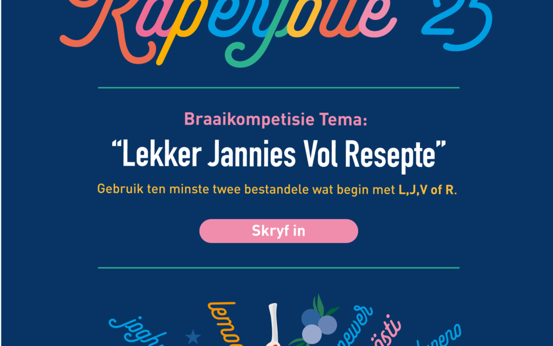 Kaperjolle braaikompetisie: Inskrywings