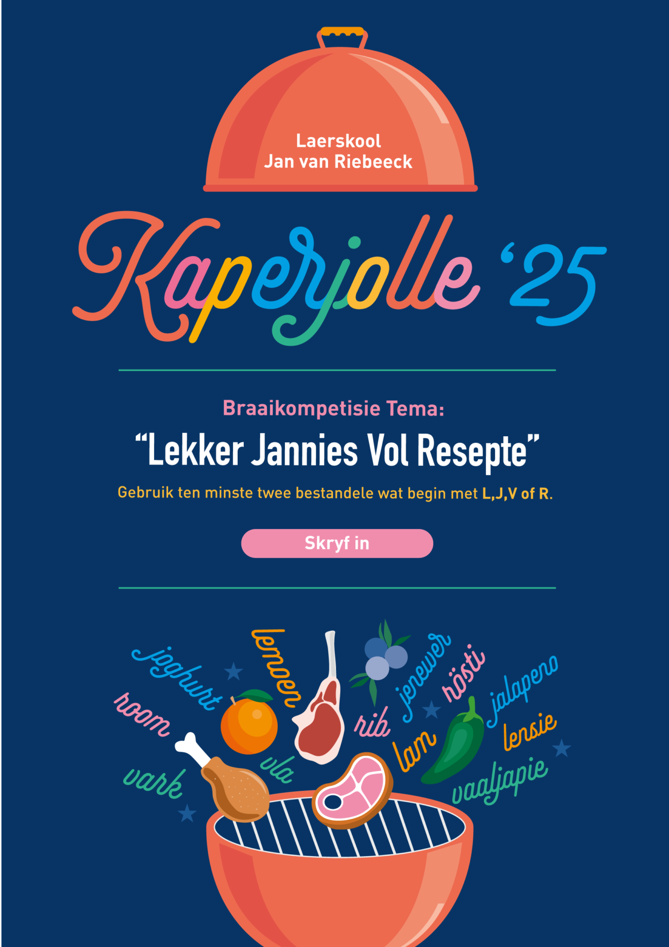Kaperjolle koskompetisie: Inskrywings