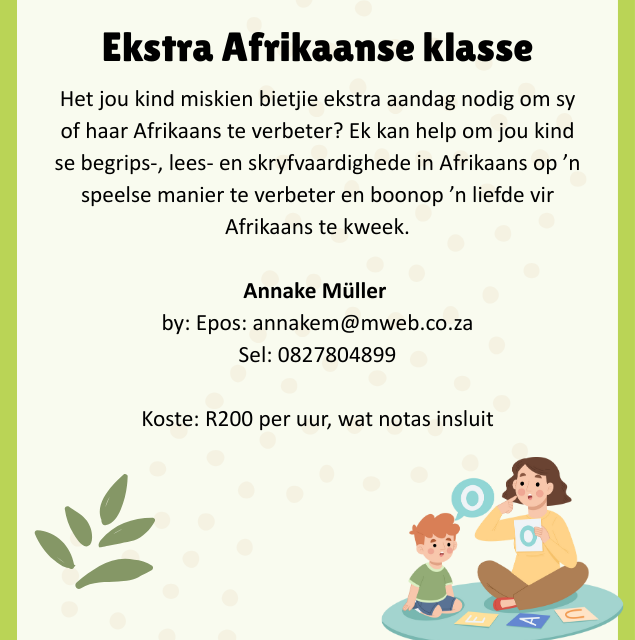 Ekstra Afrikaanse Klasse