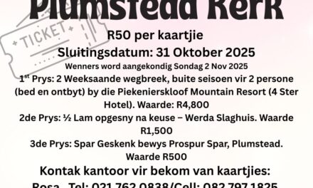Plumstead Kerk: Lootjiekompetisie