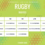 Rugbyuitslae: 6 Maart 2026