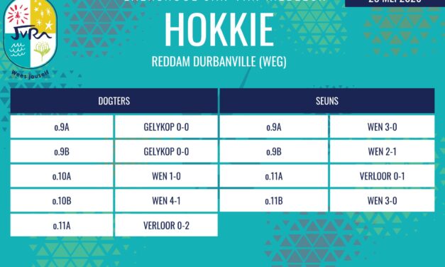 Hokkie-uitslae: 28 Mei 2026