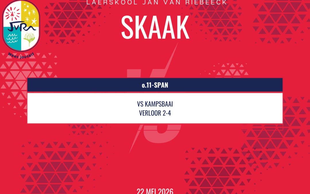 Skaakuitslae: 22 Mei 2026