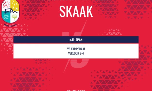 Skaakuitslae: 22 Mei 2026