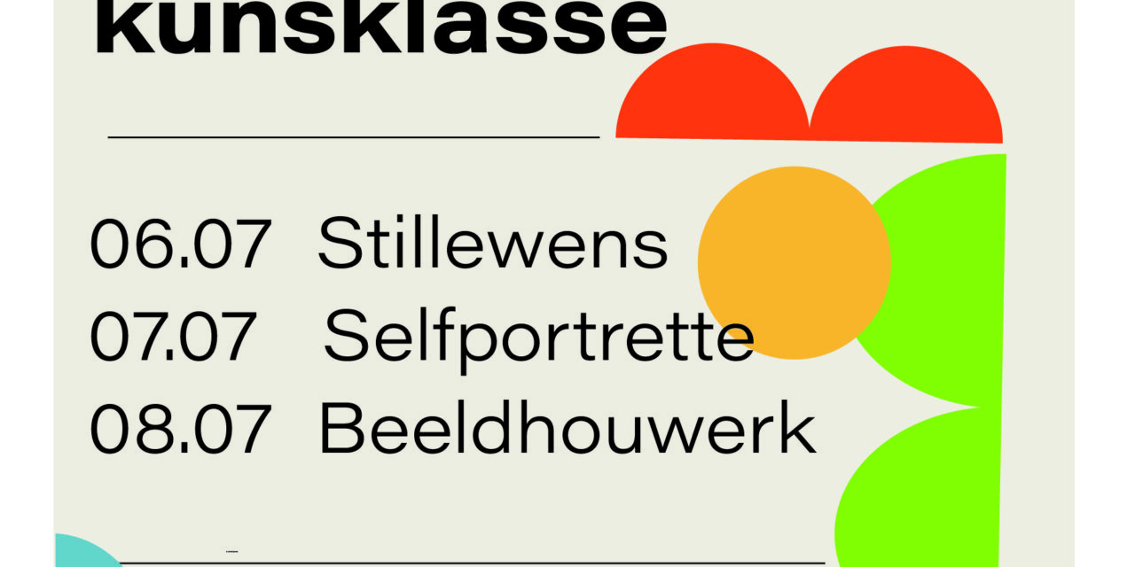Vakansie Kunsklasse: Stillewens, Selfportrette, Beeldhouwerk