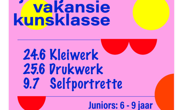 Vakansie Kunsklasse: Kleiwerk, drukwerk & Selfportrette