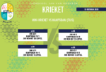 Krieketuitslae van 13 Oktober 2026