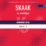 Skaakuitslae van 16 Oktober 2026