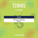 Tennisuitslae van 19 Oktober 2026
